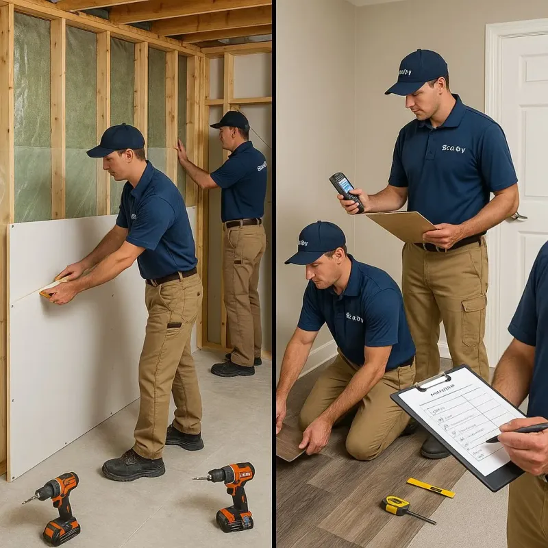 Repairs and Reconstruction process in Upper Nyack, NY